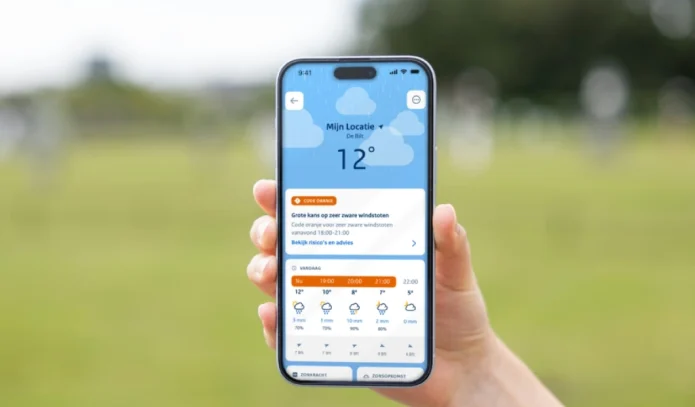 KNMI-app stuurt pushbericht bij lokale zware onweersbuien KNMI-app stuurt pushbericht bij lokale zware onweersbuien